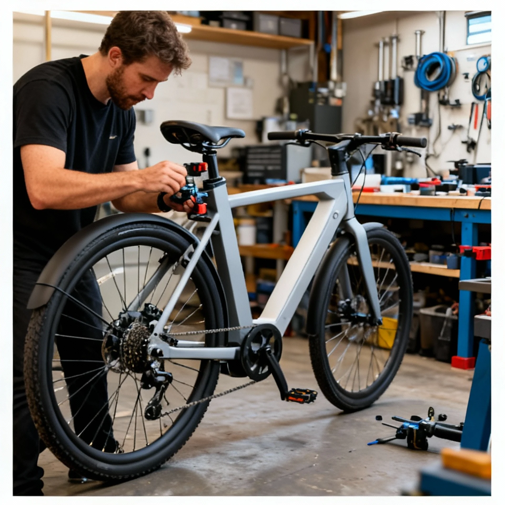 Prototype assembly in the workshop