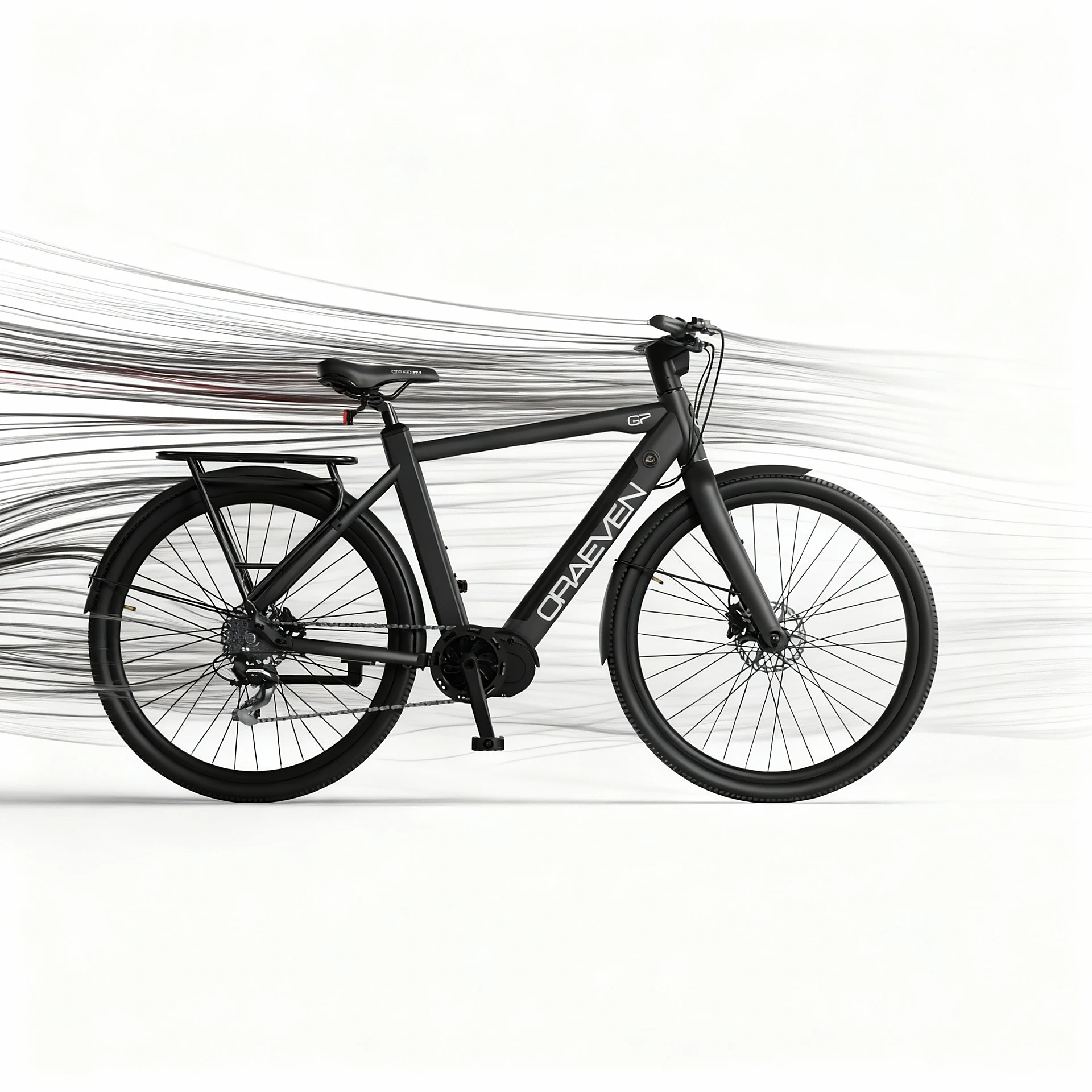 Aerodynamic simulation with airflow lines