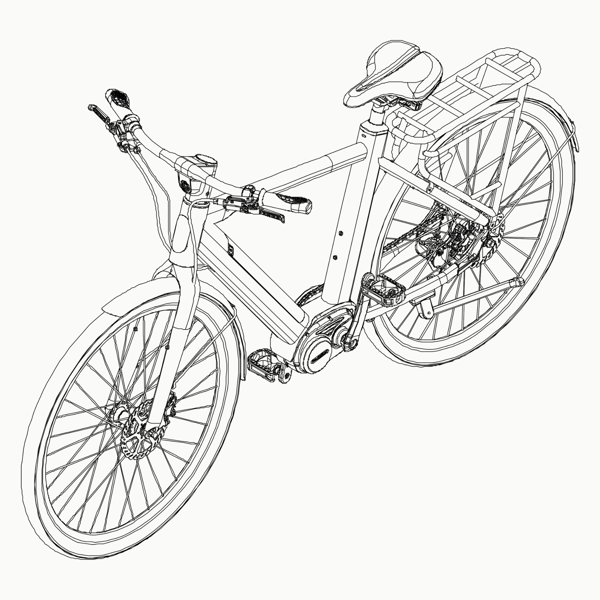 Concept sketch — full silhouette