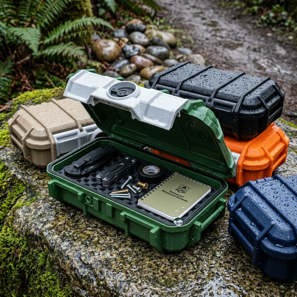Five Veron colourways grouped together on a mossy rock