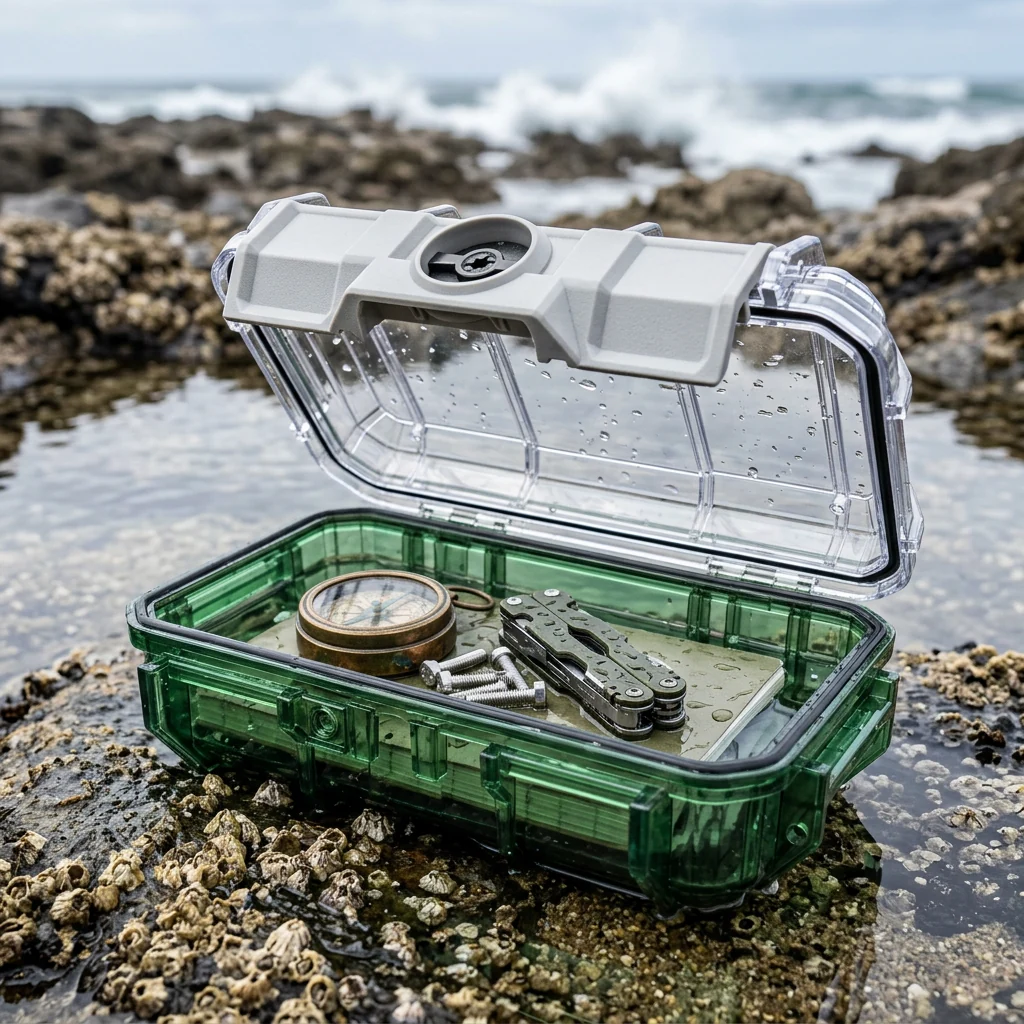 Field test — open in an ocean tide pool